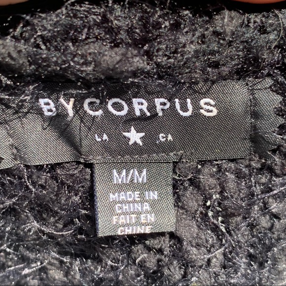 BY CORPUS Eyelash Sweater Tunic Length Soft Medium - Picture 6 of 9